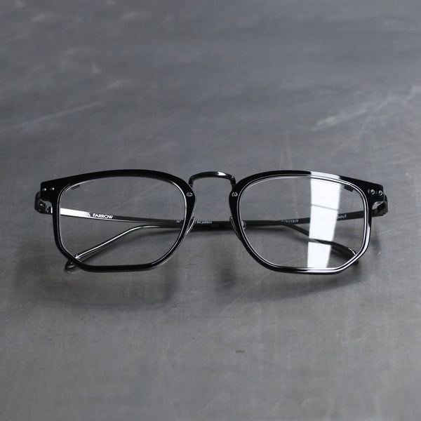 LINDA FARROW LFL1113C2OPT Sol Barker black frame glasses